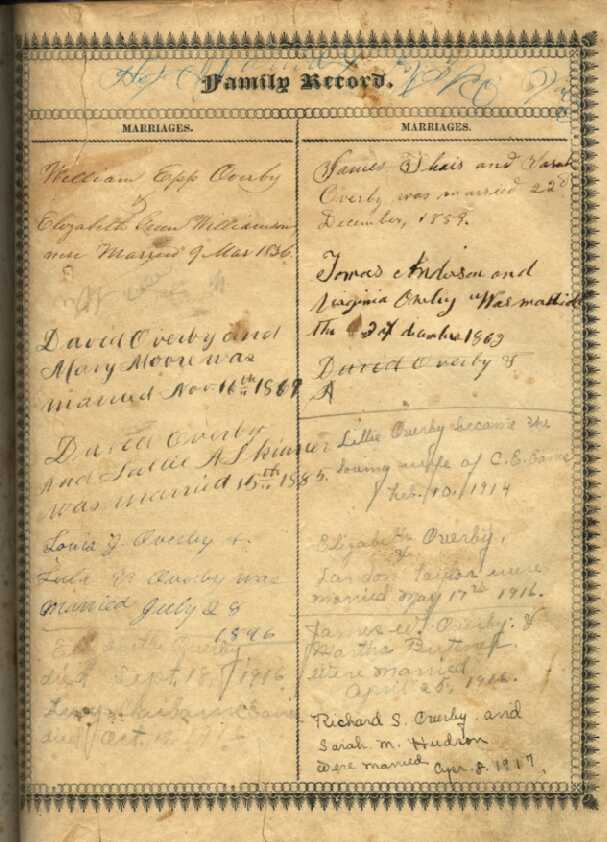 First Page of Records
